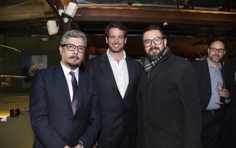 Jorge David Uribe, Pedro Moreno de los Ríos e Inty Gronneberg.