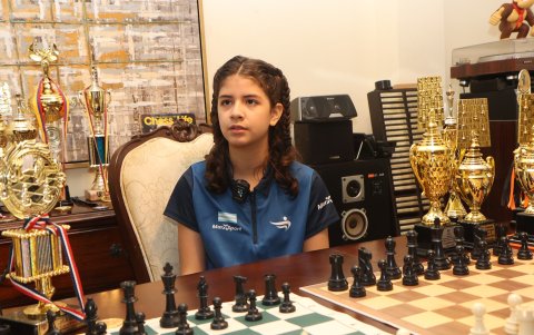 Isabella Vera Arboleda, la menor de los hermanos ajedrecistas