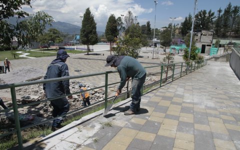Está previsto que los trabajos integrales en el parque se terminen en junio. Este parque en Tanda va a beneficiar a 20.000 personas.