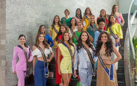 Landy Párraga en Miss Ecuador.
