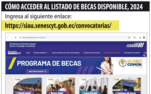 Los pasos para revisar el catálogo de becas 'Globo Común' disponibles y revisar los detalles de requisitos y fechas de postulación.