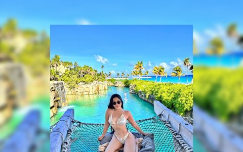 Landy Párraga en Cancún, en diciembre pasado.