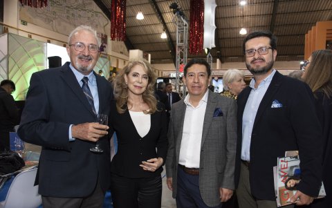 Mauricio Martínez, Carmen Chiriboga, Luis Coloma y David Armas.