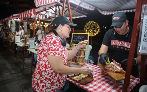 Emprendedores del festival de jazz.