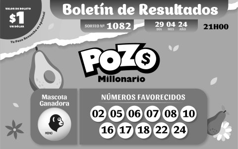 BOLETIN POZO 1082, REVANCHA 069 , LUNES 29 DE ABRIL 2024