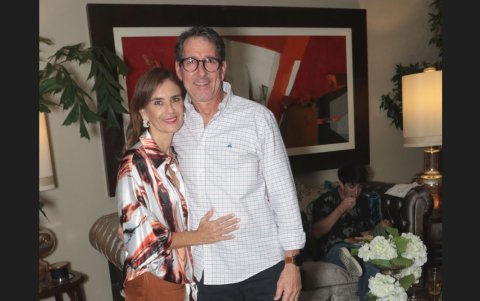 Denise Macías de Lebed y Federico Lebed.