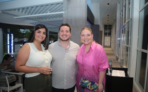 Fabianna Alvarado, Nicolás García y Gabriela García.