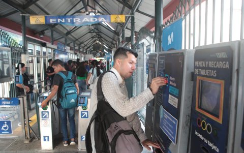 Marden Marcos hizo la prueba en una unidad de la ‘metro’.