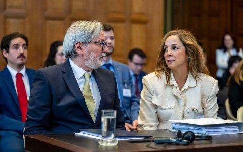 Terán en defensa de Ecuador en la CIJ