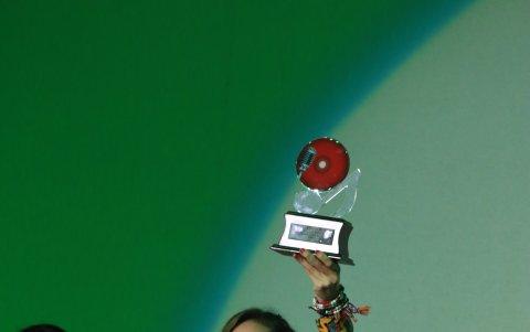 De las diez ediciones, Mirella Cesa ha ganado cuatro galardones. La foto corresponde a la edición de 2015.