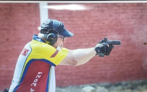 Roberto Gilbert es el presidente de la Federación de Tiro Práctico, entidad que organiza la competencia.