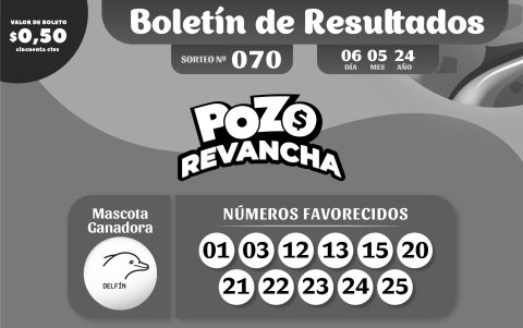 BOLETIN POZO 1083, REVANCHA 70 - LUNES 06 DE MAYO 2024