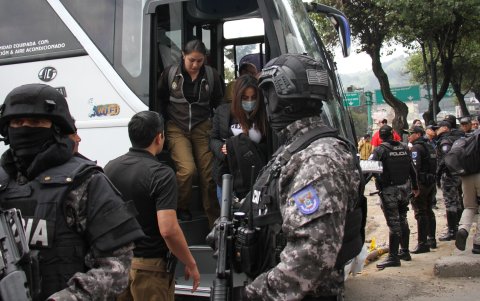 Mayra Salazar, detenida en el caso Metástasis. Ella rindió un testimonio anticipado con el que ofreció detalles de cómo operaba la red de corrupción de Leandro Norero y otros personajes.