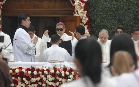 El arzobispo Luis Cabrera dirigió la misa