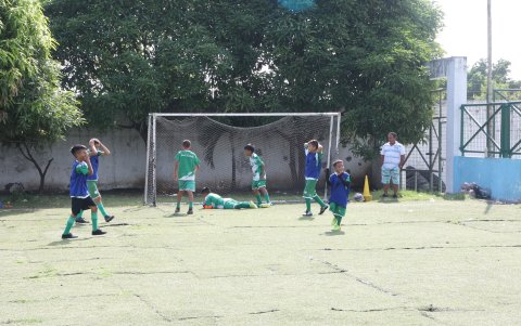 En esta cancha del complejo Luis Chiriboga Parra, el tricolor dio sus primeros pininos.