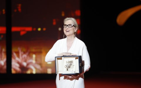 Meryl Streep recibió la Palma de Oro por su trayectoria en la industria del cine