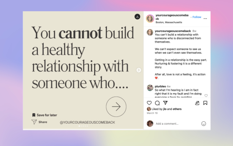 La publicación de Instagram que le gustó a JLo.