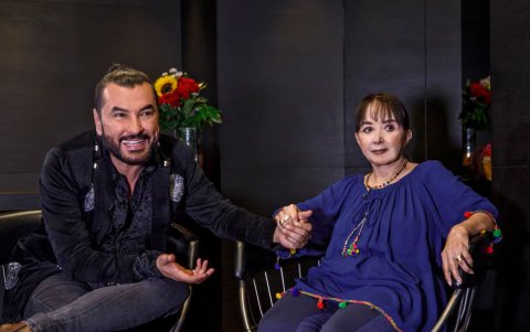 María Antonieta durante la entrevista para la revista colombiana Semana