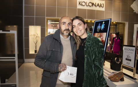 Raúl Araujo y Camila Vela.