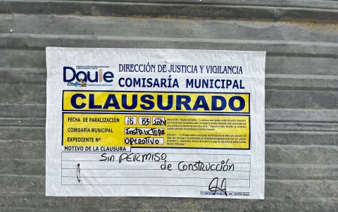 Detalles del sello emitido por el Municipio de Daule.