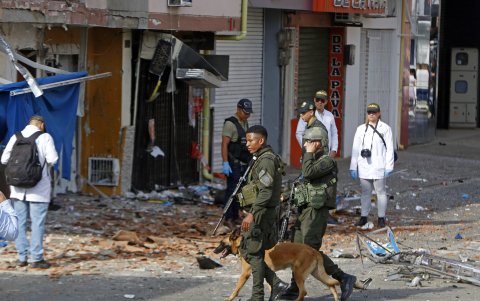 Unas seis personas resultaron heridas este lunes en un atentado perpetrado en Jamundí, en el departamento colombiano del Valle del Cauca (suroeste).