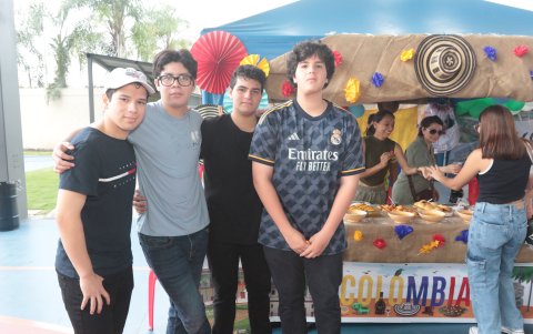 Martín Roca, Luis Aguilar, Ian Hanze y Sebastián Pita.