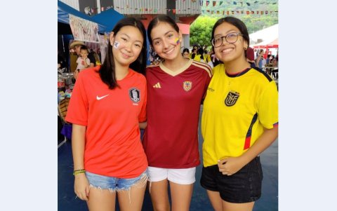 Hanna Yeo, Camila Leyva y Ashley Flores.