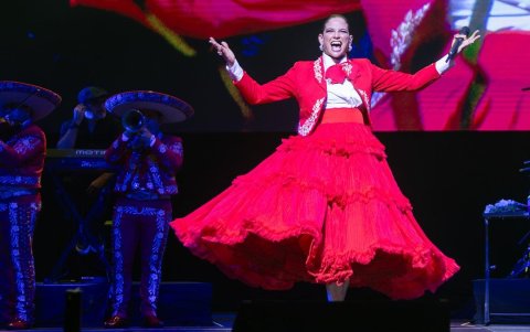 Natalia Jiménez en concierto.