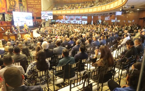 El bloque legislativo del correísmo no asistió al Informe a la Nación de Daniel Noboa.