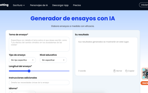 Chat de IA impulsado por GPT-3.5 y GPT-4