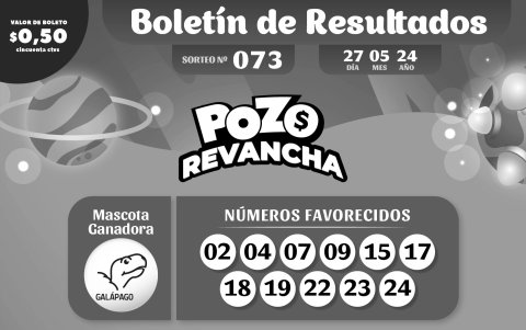 BOLETIN POZO 1086, REVANCHA 73 - LUNES 27 DE MAYO 2024