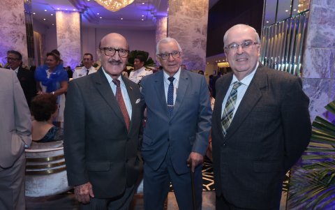 Vladimiro Álvarez, Jorge Egas y Rodolfo Pérez.