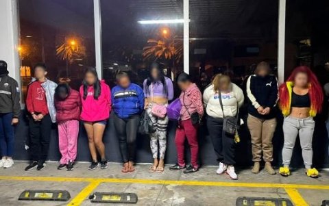 Fueron ocho los capturados en Ambato.