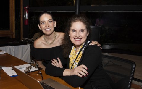 Carolina Báez y María Verónica Arias.