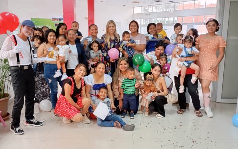El Registro Civil realizó actividades lúdicas por el Día del Niño.