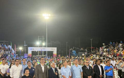 El evento contó con la participación del Ministro de Deportes, Andrés Guschmer.