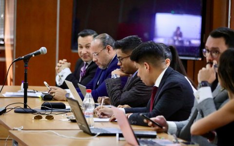 En la Corte Nacional de Justicia se instaló la audiencia para receptar los testimonios anticipados de Daniel Salcedo y Mayra Salazar.