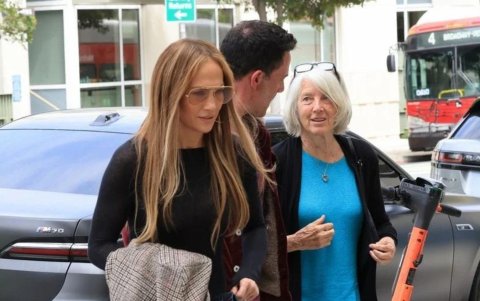 Jennifer, Ben y su mamá Christine Boldt