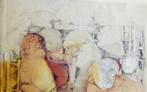 Su obra se debate entre la expresividad del texto y los lenguajes del dibujo y la pintura