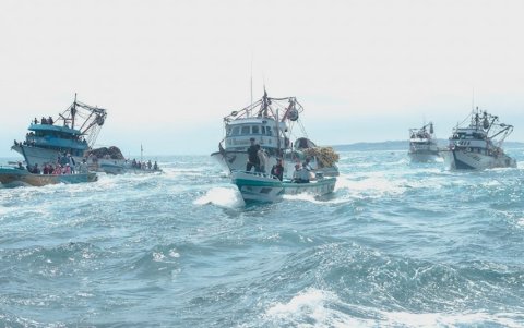 En cada puerto pesquero de Santa Elena, los pescadores tienen un santo al que profesan su fe.