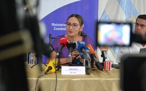 Zaida Rovira, ministra de Inclusión, presentó los datos en rueda de prensa.