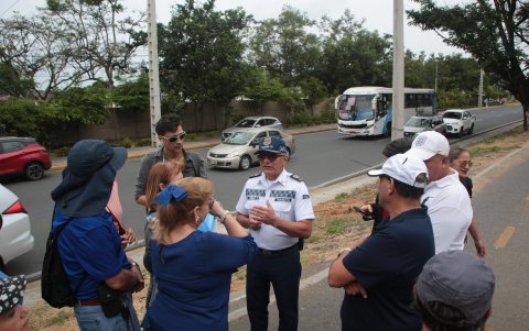 3. Atenciones. Elementos de la ATM y la Policía Nacional acudieron al sitio.