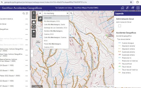 GeoVisor Accidentes Geográficos se presenta como un recurso para conocer a Quito