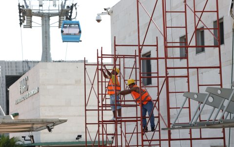 Proceso. Se estima que los trabajos duren 70 días, hasta octubre, y también se incluye una nueva vela (que está rota), así como la fachada.