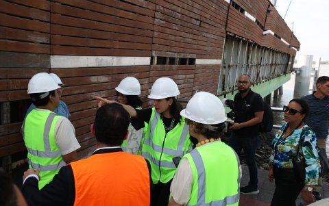 Proceso. Se estima que los trabajos duren 70 días y también se incluye una nueva vela (que está rota), así como la fachada.