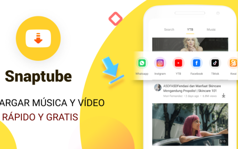 Snaptube es la aplicación ideal para descargar música.