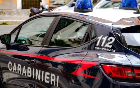 Un coche de la Policía italiana.