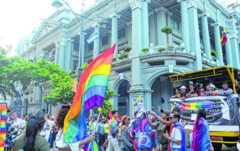 Marcha del Orgullo en Guayaquil, en 2023.