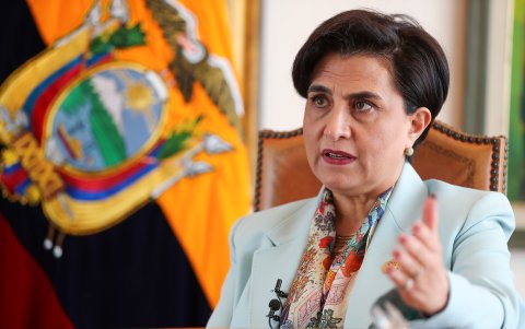 La ministra de Relaciones Exteriores y Movilidad Humana de Ecuador, Gabriela Sommerfeld