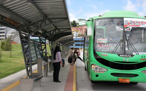 Ampliación. La ruta Cumbayá a la U. Central se implementó para conectar con el Metro de El Ejido